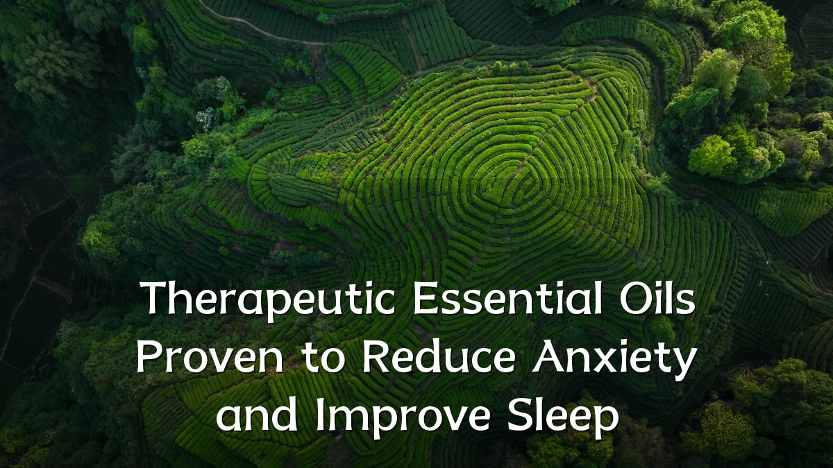 Therapeutic Essential Oils Proven to Reduce Anxiety and Improve Sleep