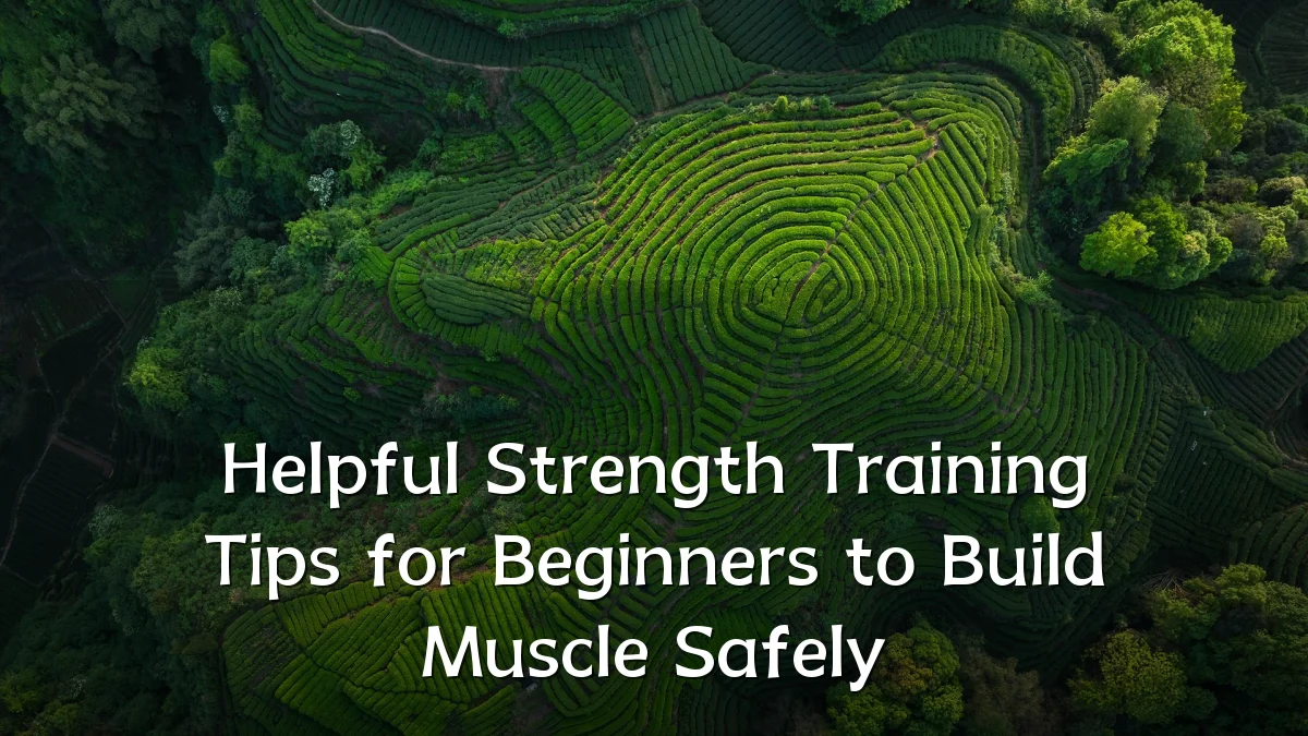 Helpful Strength Training Tips for Beginners to Build Muscle Safely