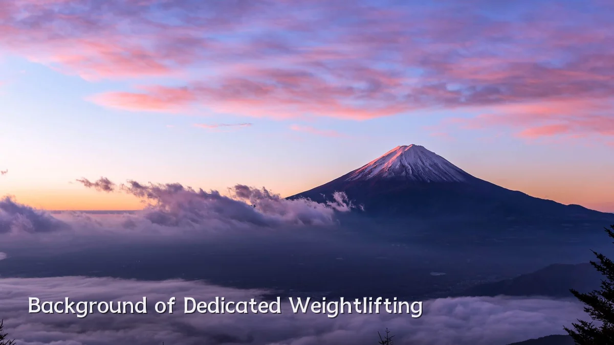 Background of Dedicated Weightlifting