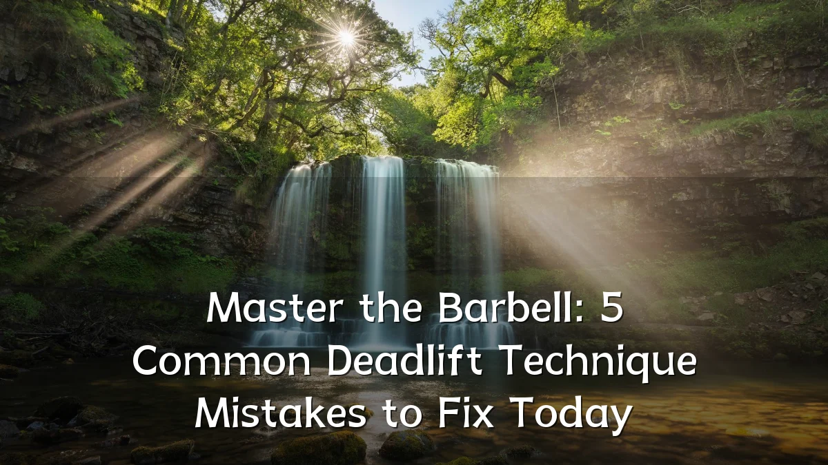 Master the Barbell: 5 Common Deadlift Technique Mistakes to Fix Today