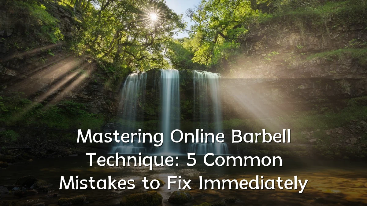 Mastering Online Barbell Technique: 5 Common Mistakes to Fix Immediately