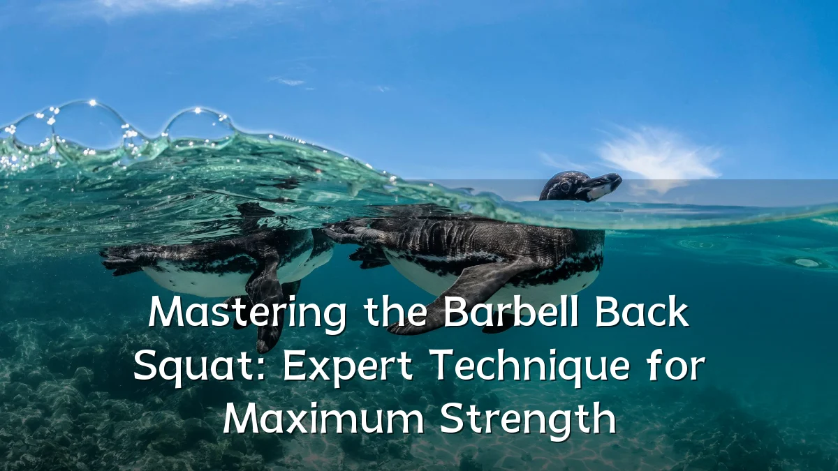 Mastering the Barbell Back Squat: Expert Technique for Maximum Strength
