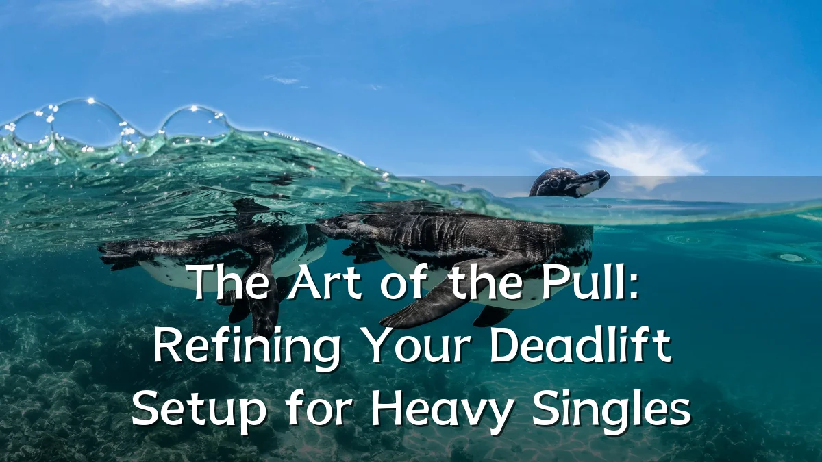 The Art of the Pull: Refining Your Deadlift Setup for Heavy Singles