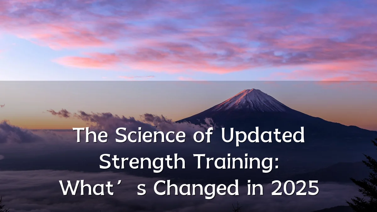 The Science of Updated Strength Training: What’s Changed in 2025