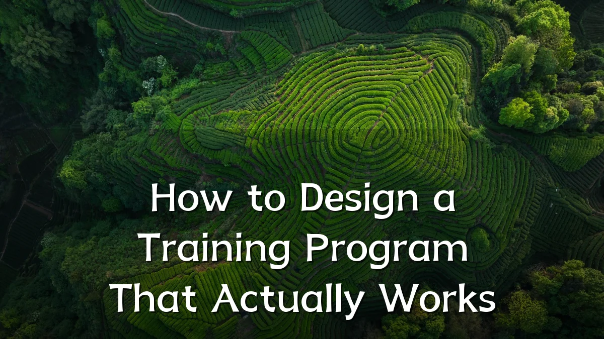 How to Design a Training Program That Actually Works