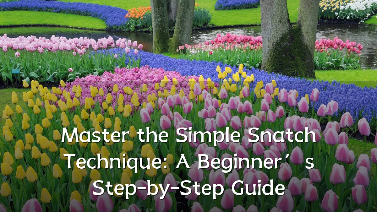 Master the Simple Snatch Technique: A Beginner’s Step-by-Step Guide