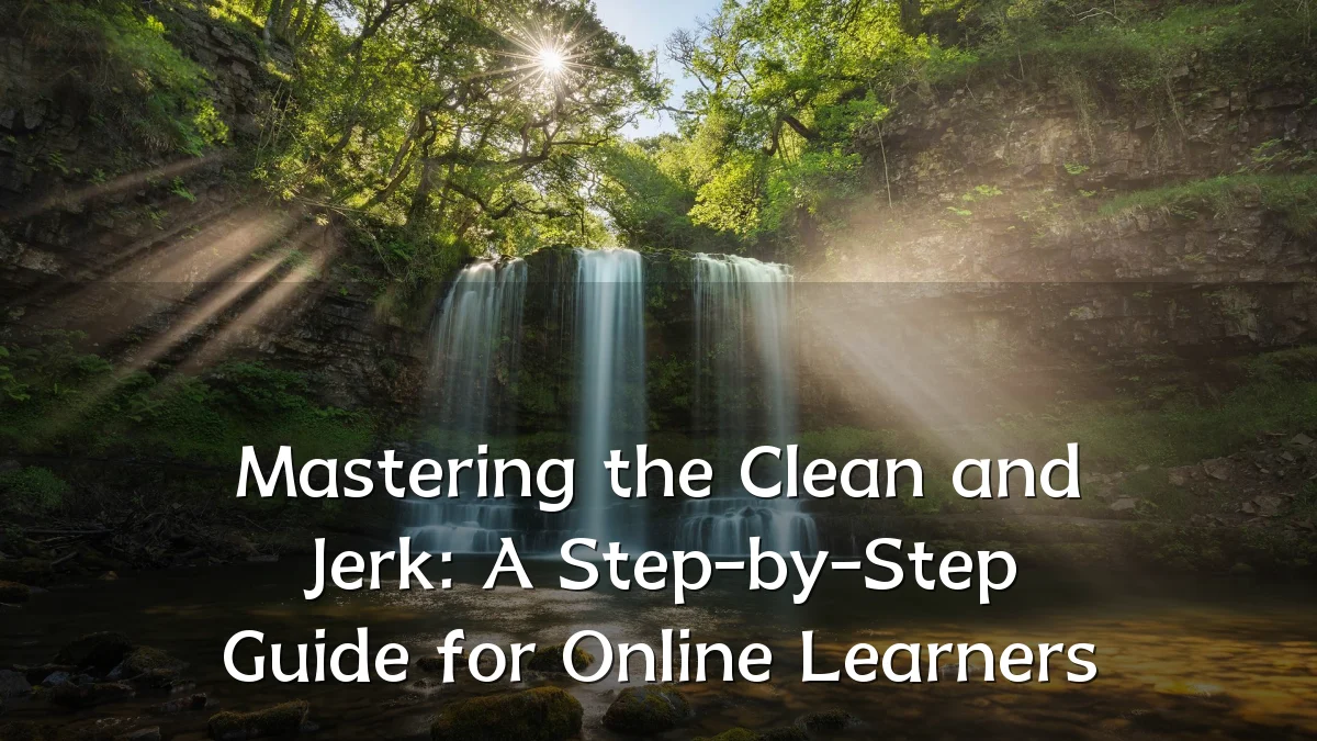 Mastering the Clean and Jerk: A Step-by-Step Guide for Online Learners
