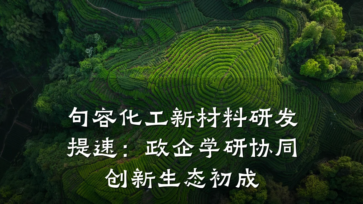 句容化工新材料研发提速:政企学研协同创新生态初成